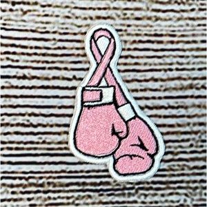 Breast cancer iron on patch